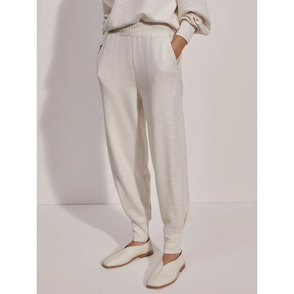 Varley Pants - Varley Cream Relaxed Joggers